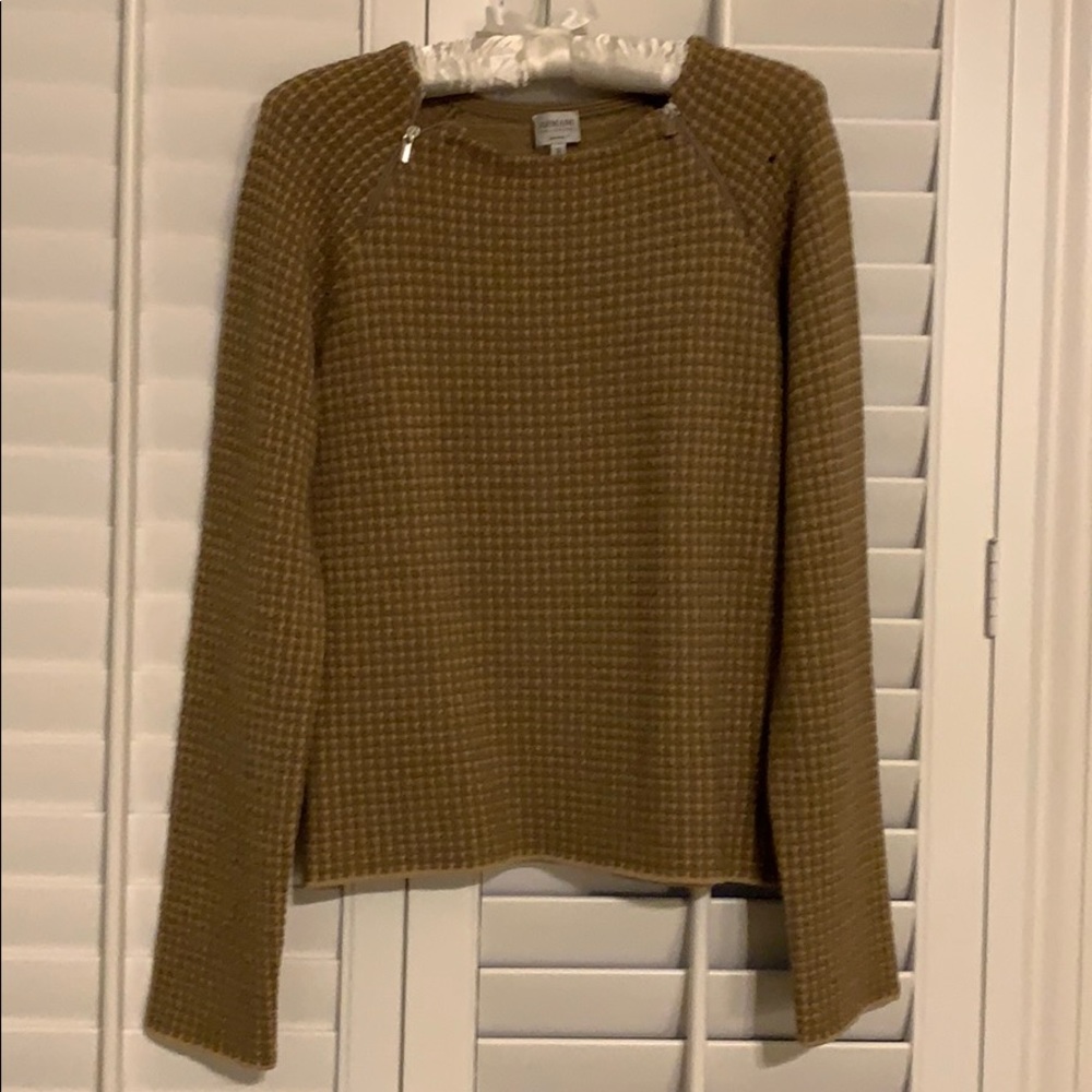 Gorgio Armani Vintage Wool Tan Sweater Italian S M